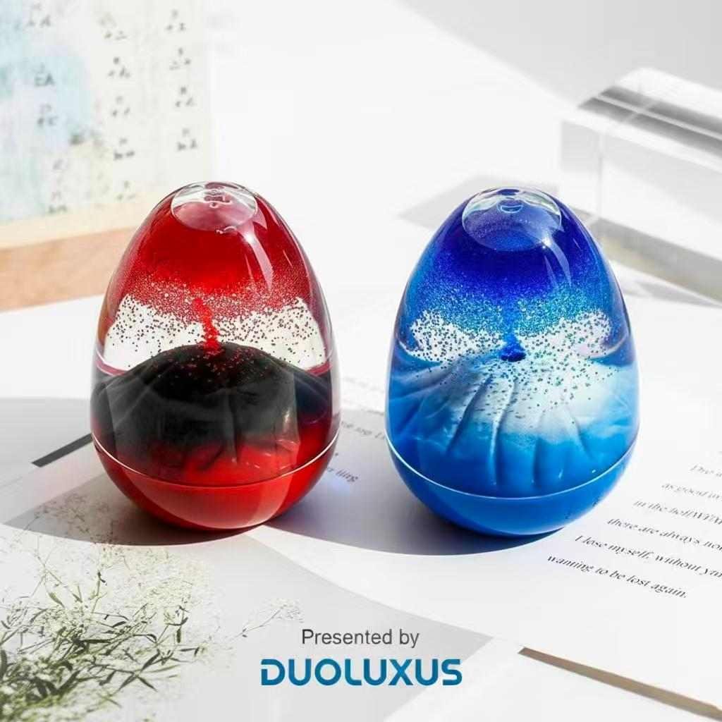 🌋 Volcano Eruption Liquid Timer